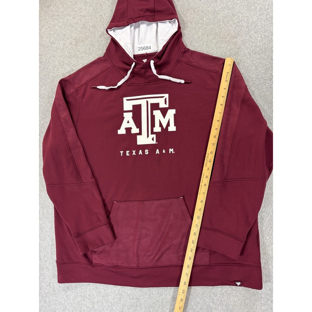 Texas A&M Aggies Fanatics Screened Logo Campus Hoodie Sweatshirt (Men's 2XL) - Picture 5 of 12